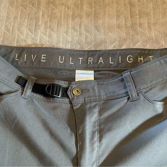 Outdoor Vitals belted pants‎ mens 36x30 pre-owned condition gray - Picture 3 of 16